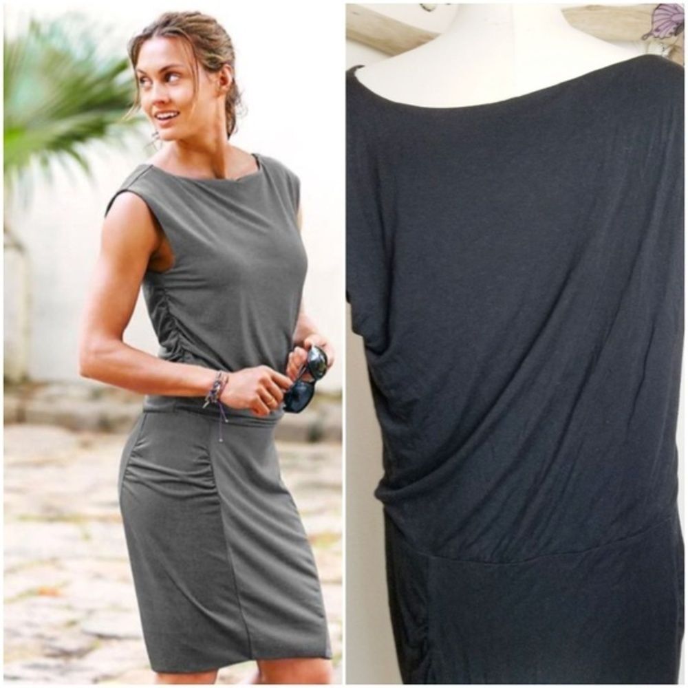 Athleta Westwood jersey stretch black  dress XL